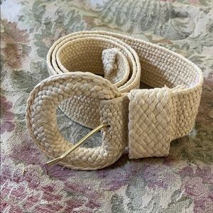 Lilly Pulitzer One Size Stretchy Raffia Belt